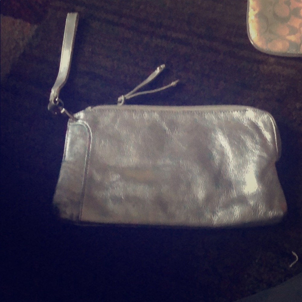 Silver wristlet / wallet